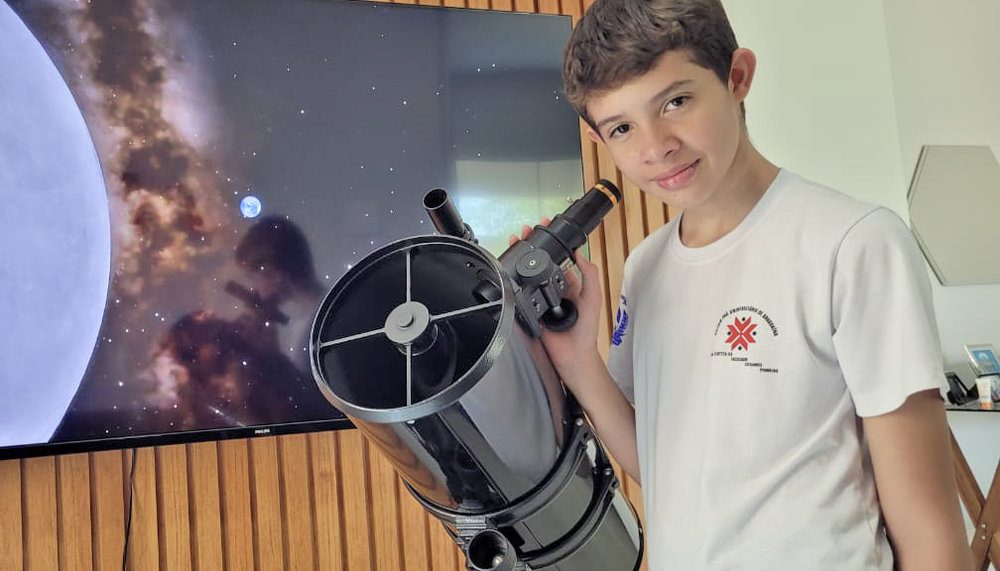 Estudante de Araguaína conquista ouro na Olimpíada de Astronomia e Astronáutica