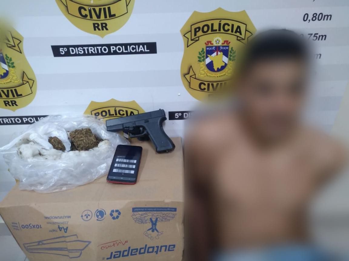 Assaltante investigado por cometer roubos violentos é preso em Boa Vista