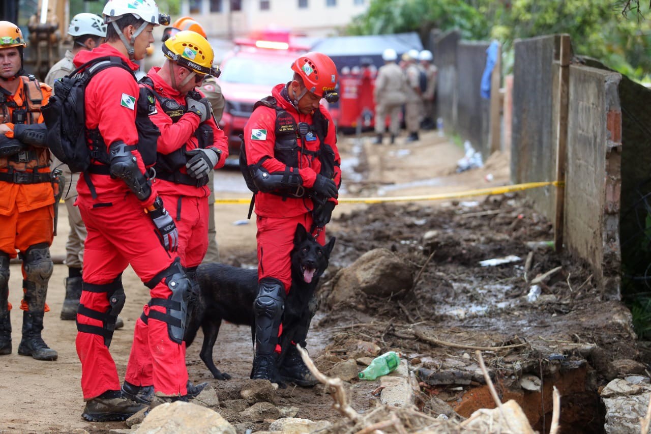 Bombeiros e cães farejadores do Paraná vão ajudar nas buscas de vítimas desaparecidas após ciclone no Rio Grande do Sul