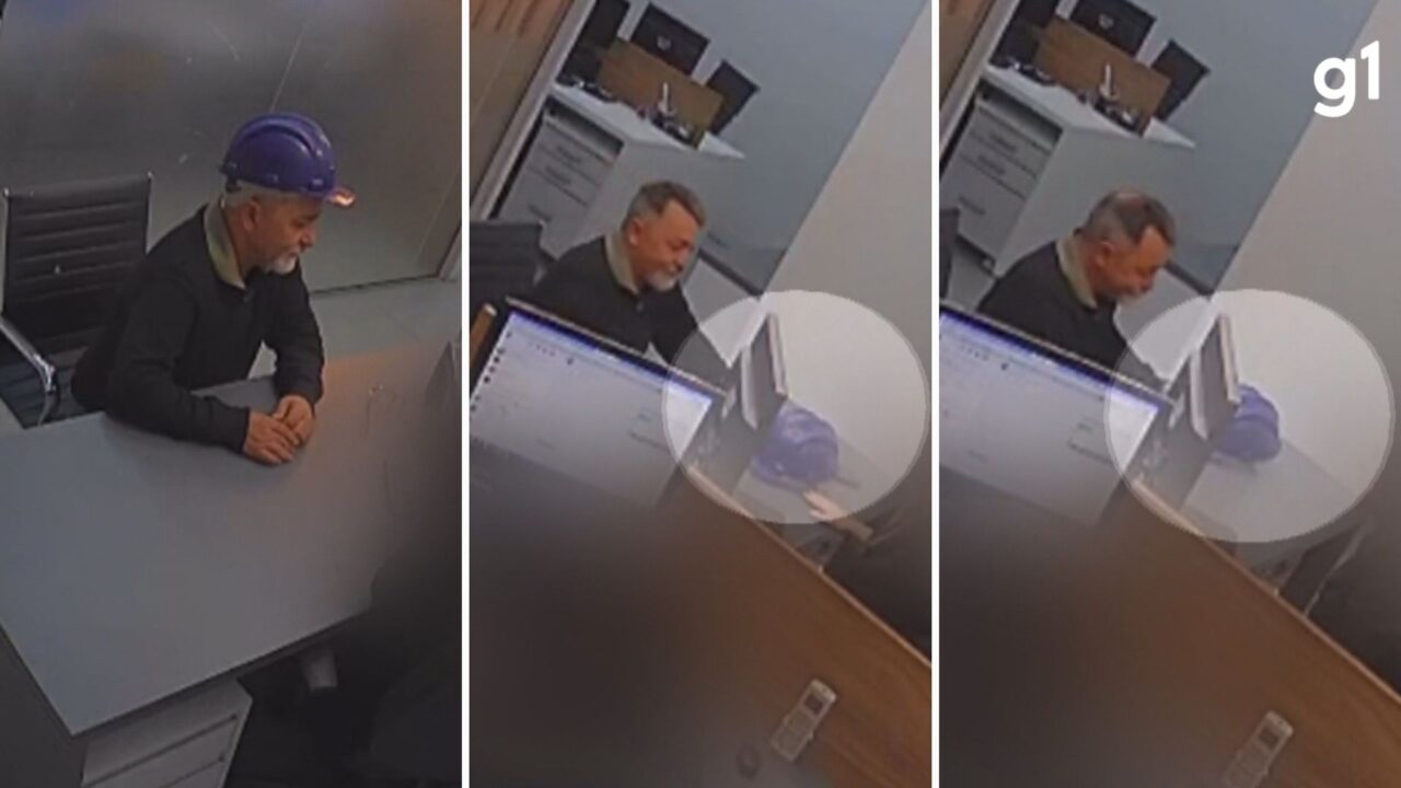 VÍDEO: homem usa capacete para furtar celular em loja; preso tem 80 antecedentes criminais, diz polícia