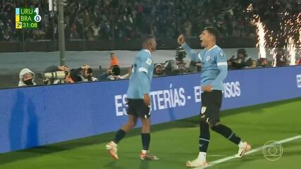 Uruguai 2 x 0 Brasil - Melhores Momentos - 4ª rodada das Eliminatórias da Copa do Mundo 2026